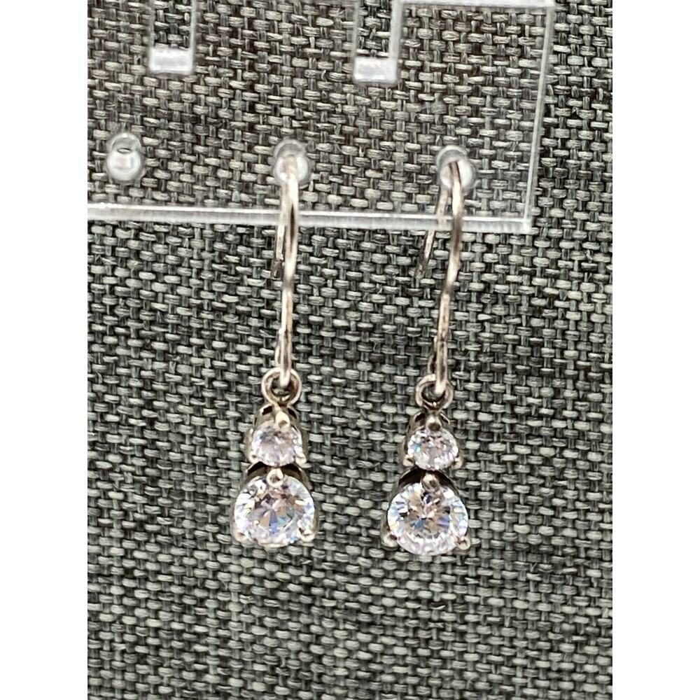 Avon 925 Sterling Silver Earrings Dangles Drops Bling Marked